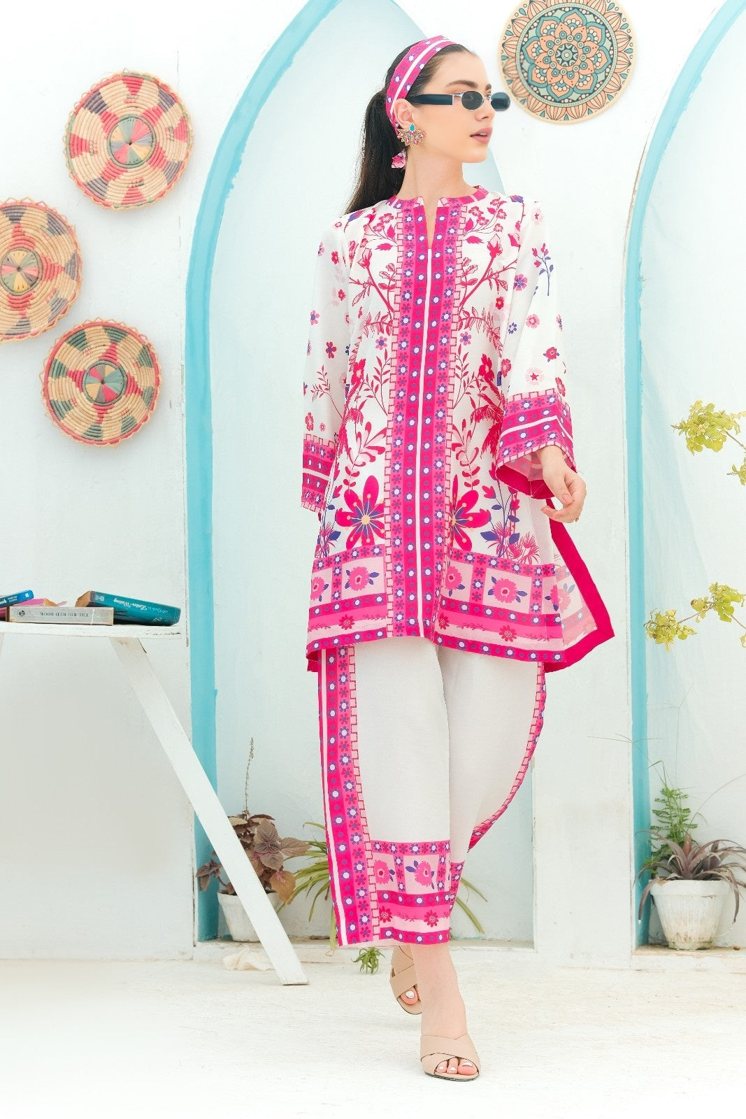 Printed Unstitched Co-Ord Set - 103