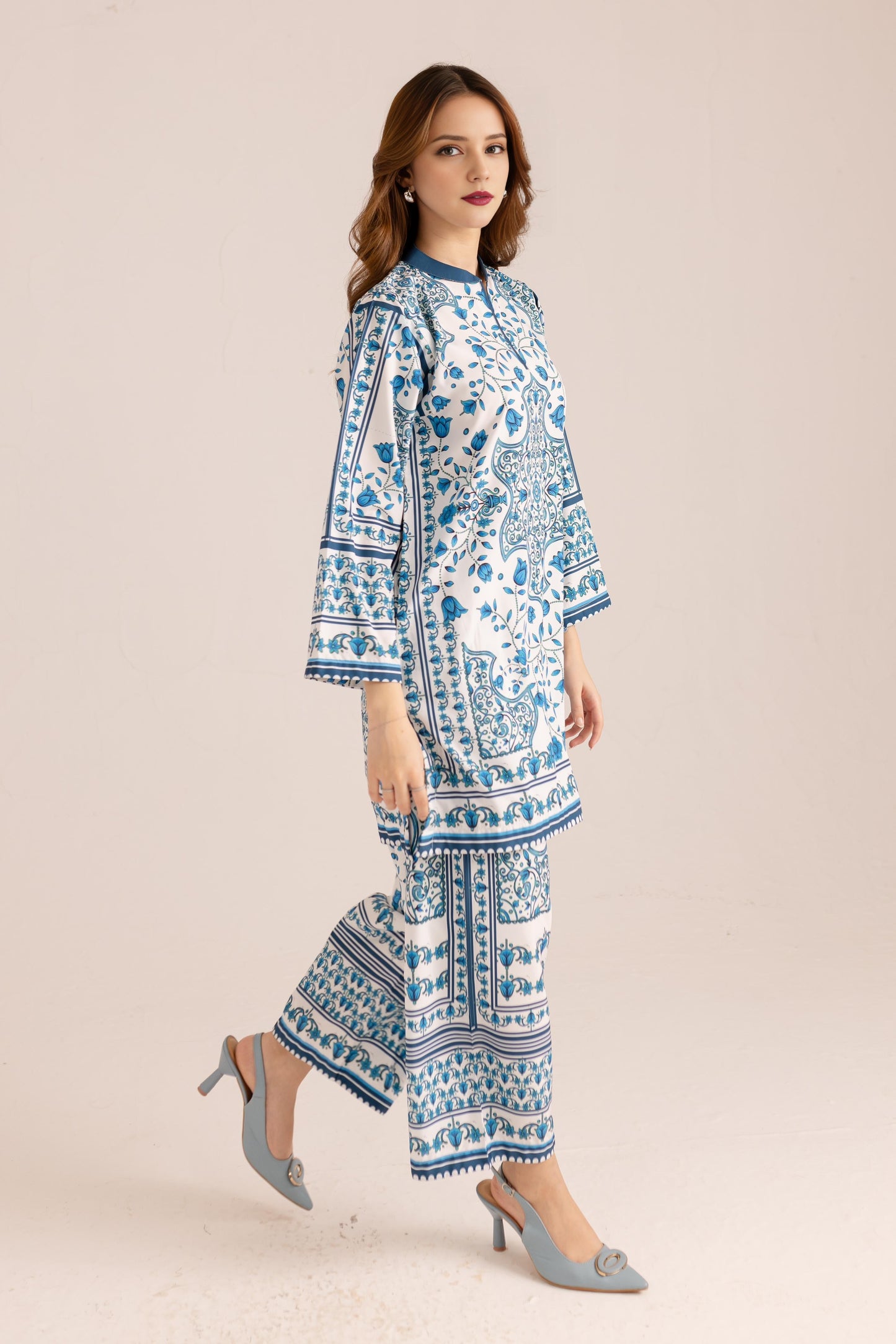 Printed Unstitched Co-Ord Set - 111