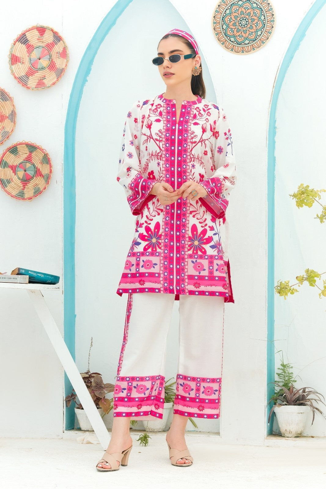 Printed Unstitched Co-Ord Set - 103