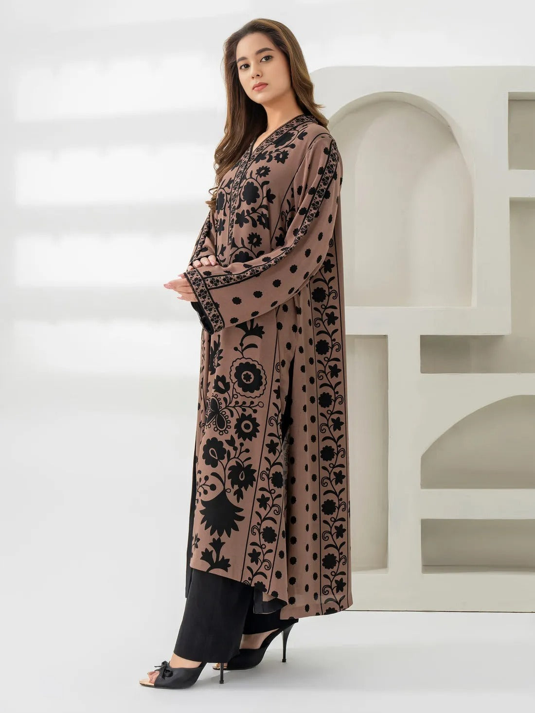 Printed Unstitched Co-Ord Set- L001