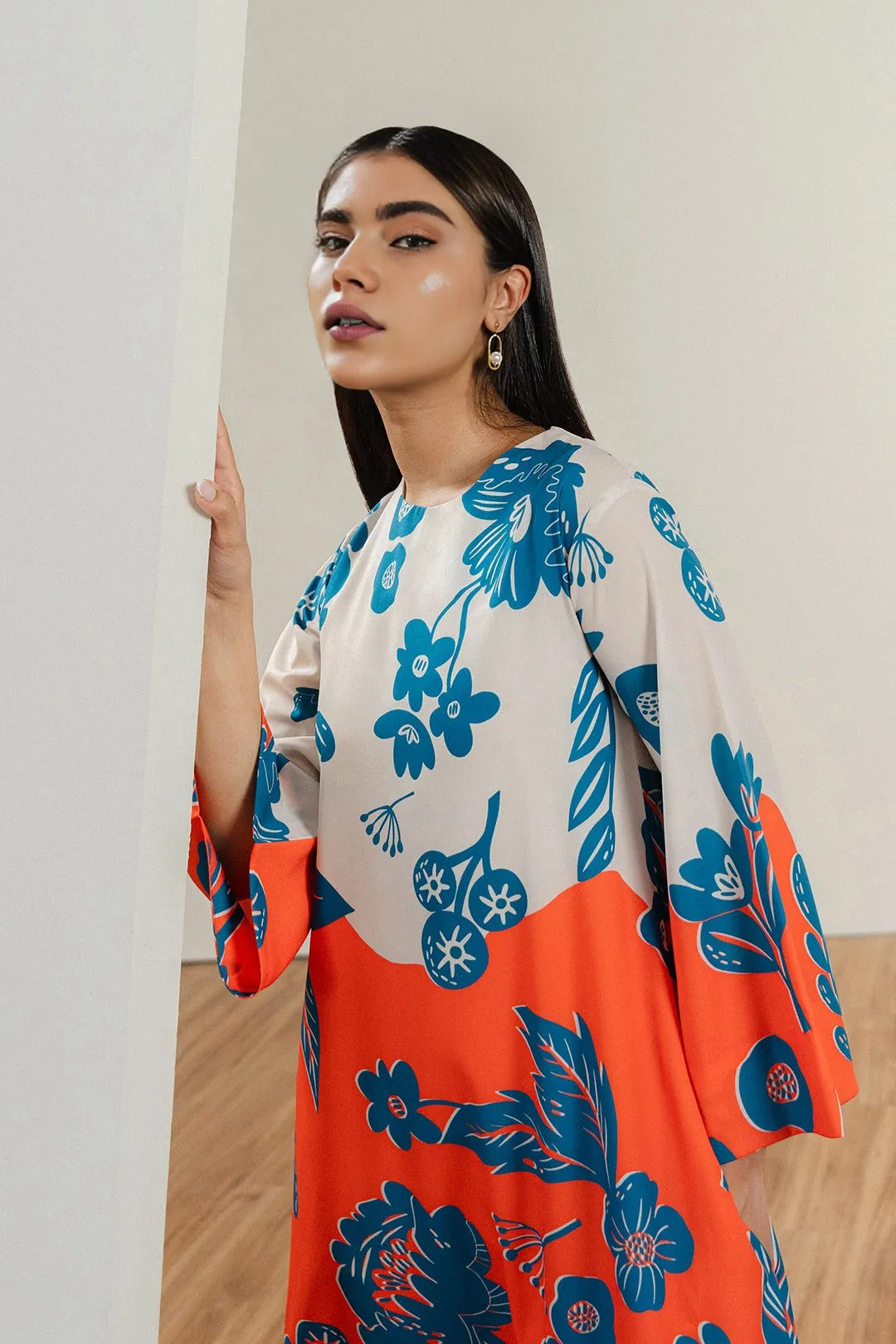 Printed Unstitched Co-Ord Set - L006