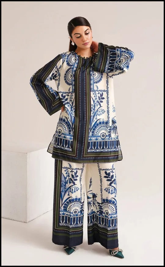 Printed Unstitched Co-Ord Set - 1010