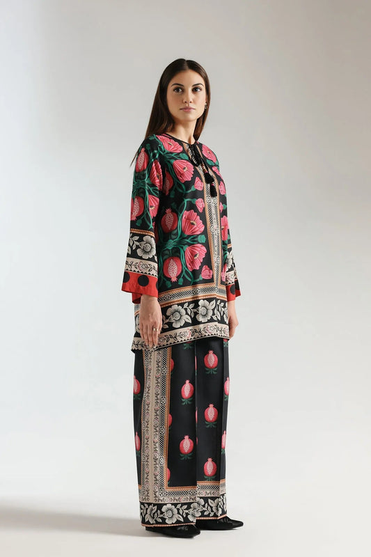 Printed Unstitched Co-Ord Set - 410