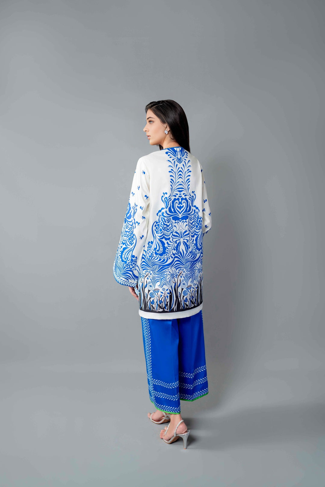 Printed Unstitched Co-Ord Set - 108