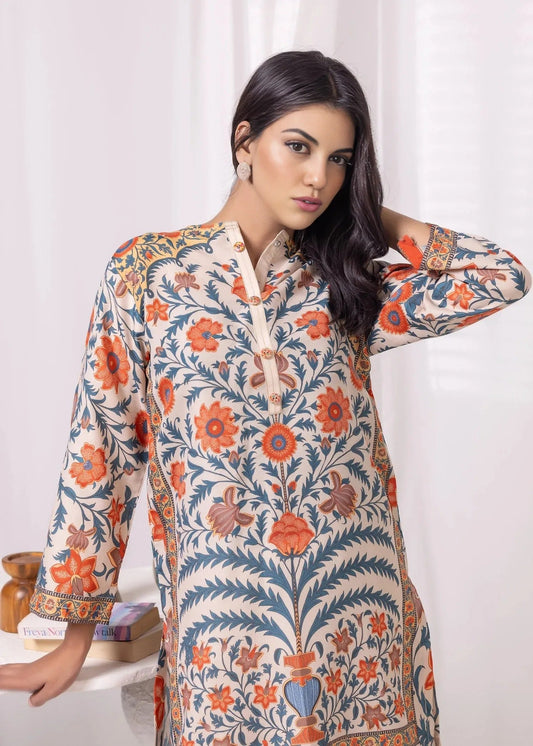 Printed Unstitched Co-Ord Set- 400