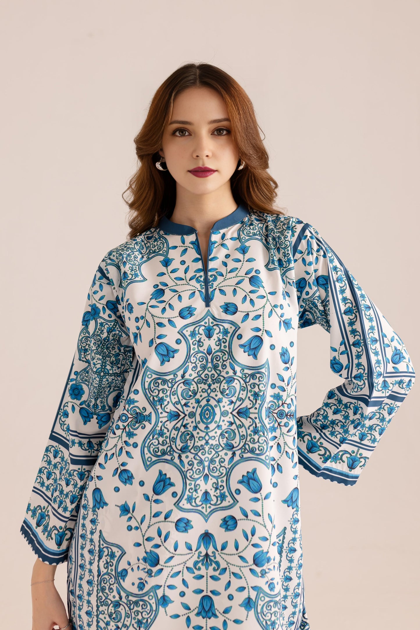Printed Unstitched Co-Ord Set - 111