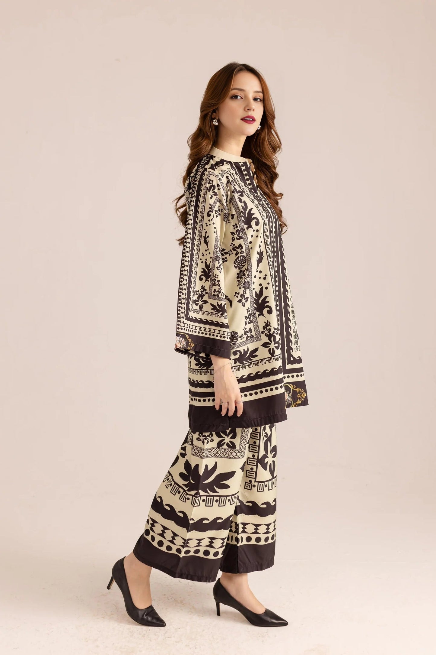 Printed Unstitched Co-Ord Set - 112