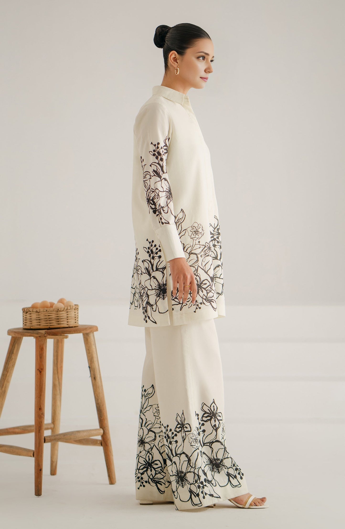 Printed Unstitched Co-Ord Set - 117