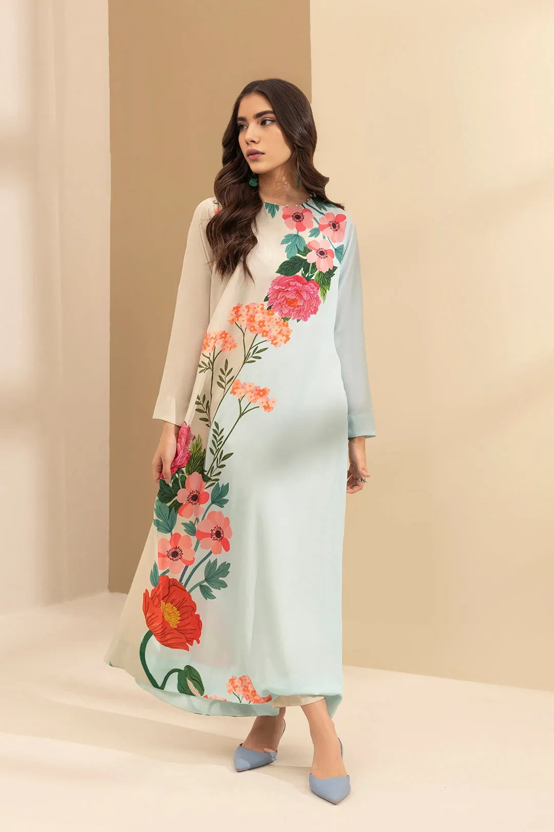 Printed Unstitched Co-Ord Set - L009