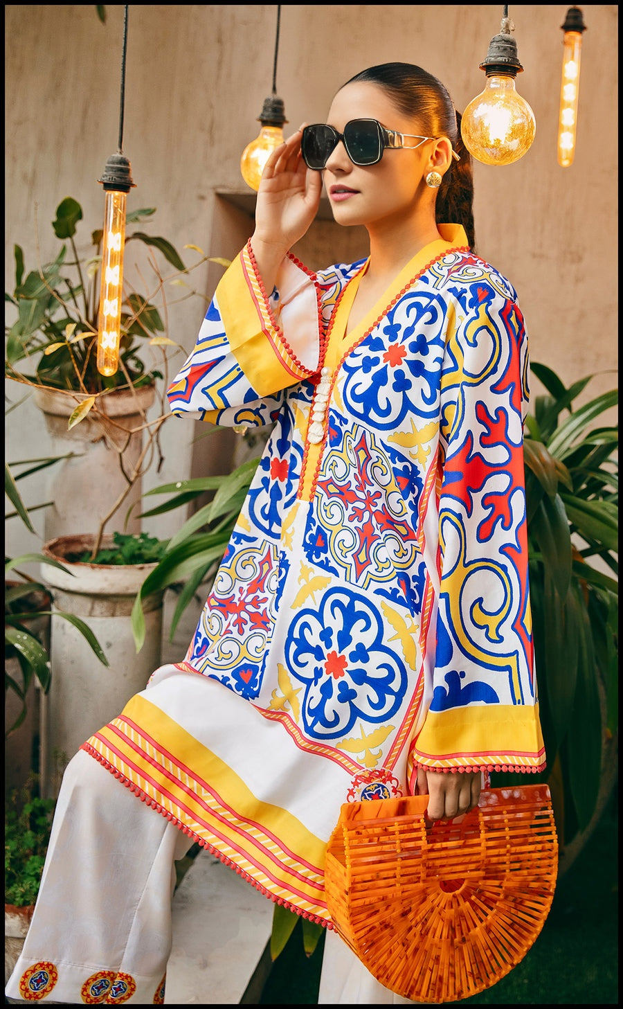 Printed Unstitched Co-Ord Set - 116