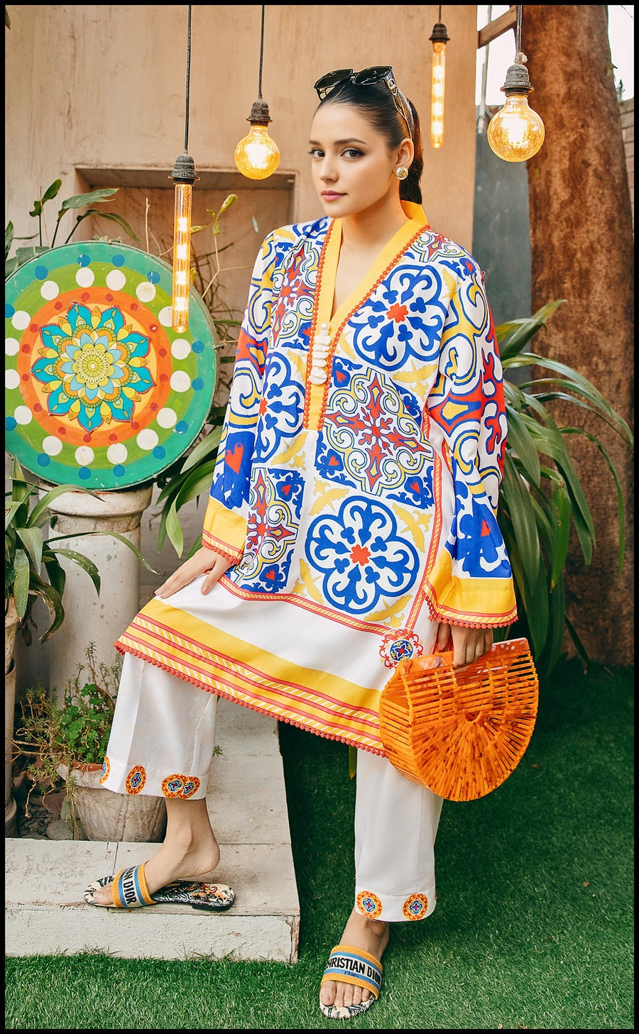 Printed Unstitched Co-Ord Set - 116