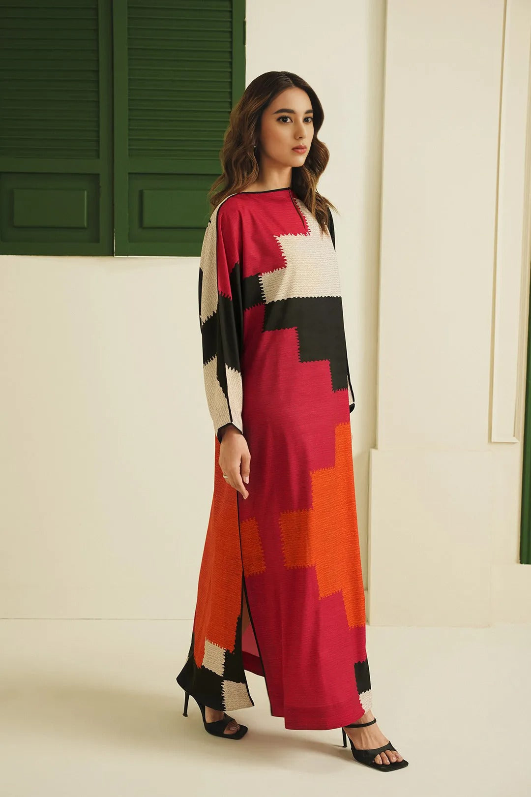 Printed Unstitched Co-Ord Set - L010