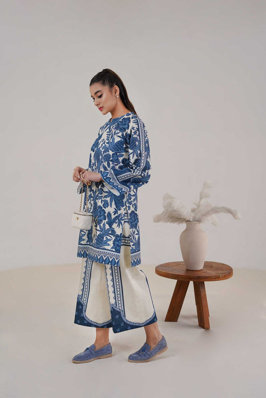 Printed Unstitched Co-Ord Set - 905