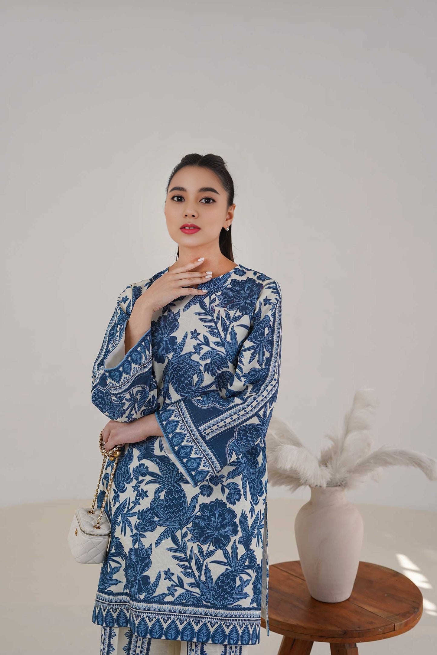 Printed Unstitched Co-Ord Set - 905