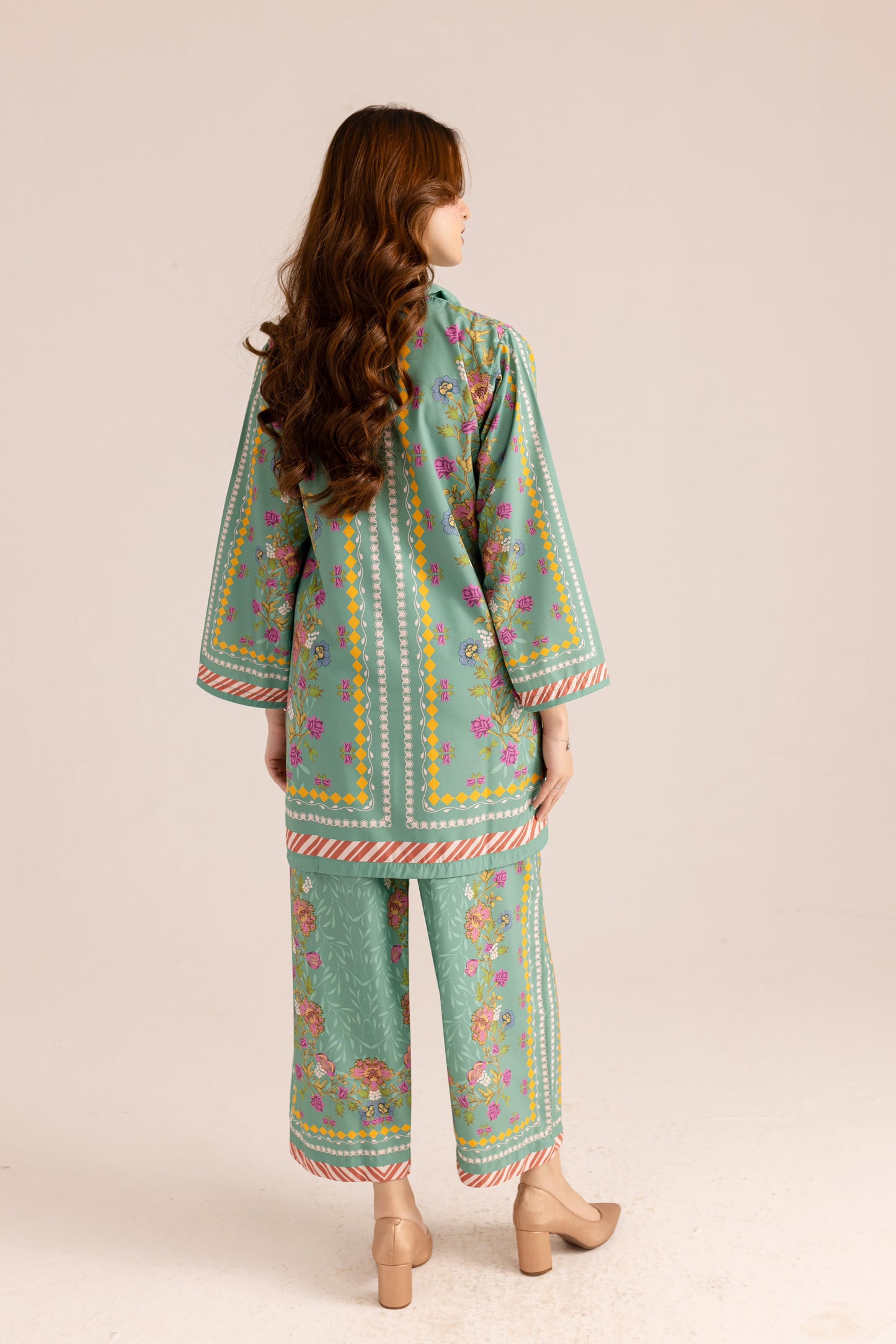 Printed Unstitched Co-Ord Set - 101