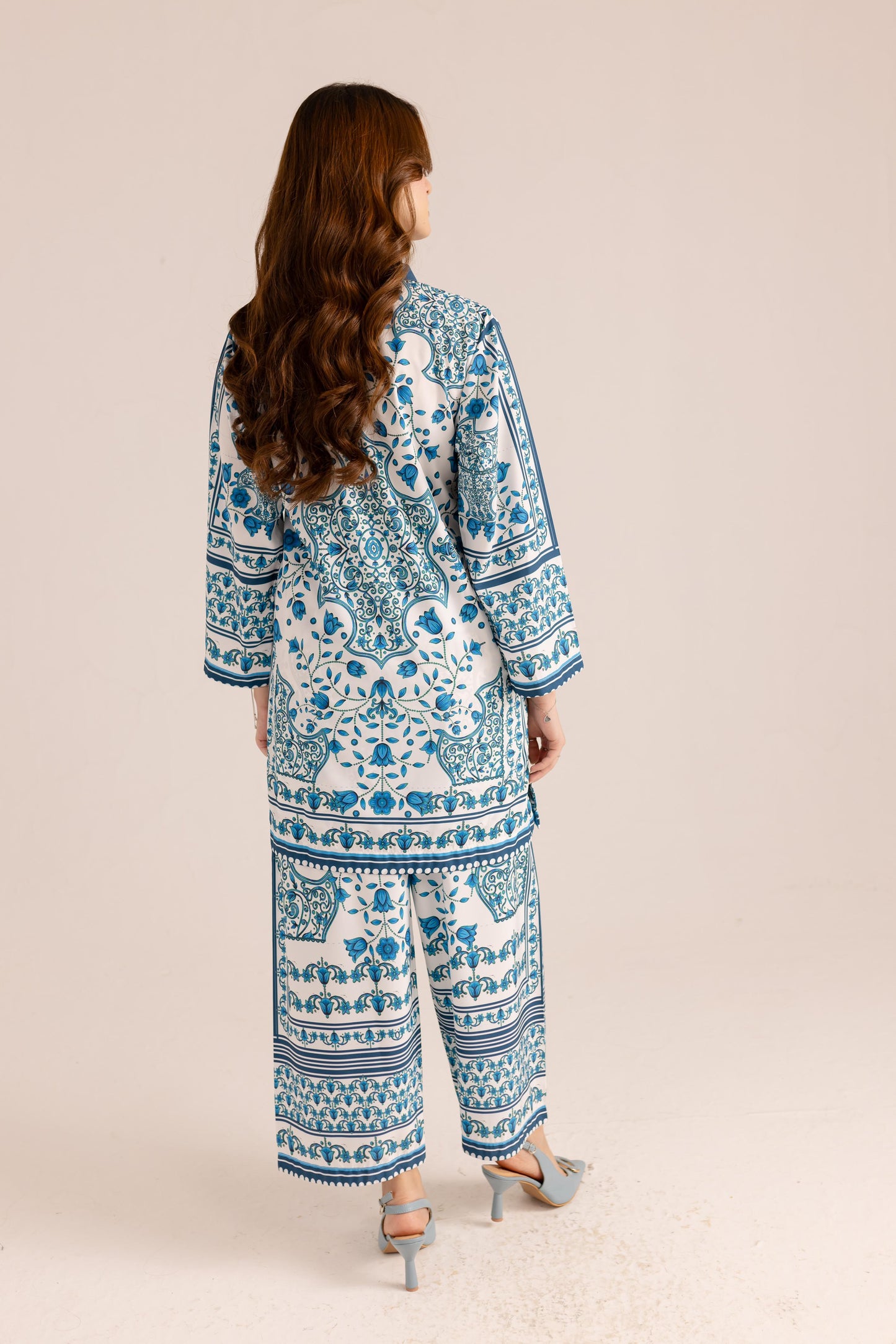 Printed Unstitched Co-Ord Set - 111