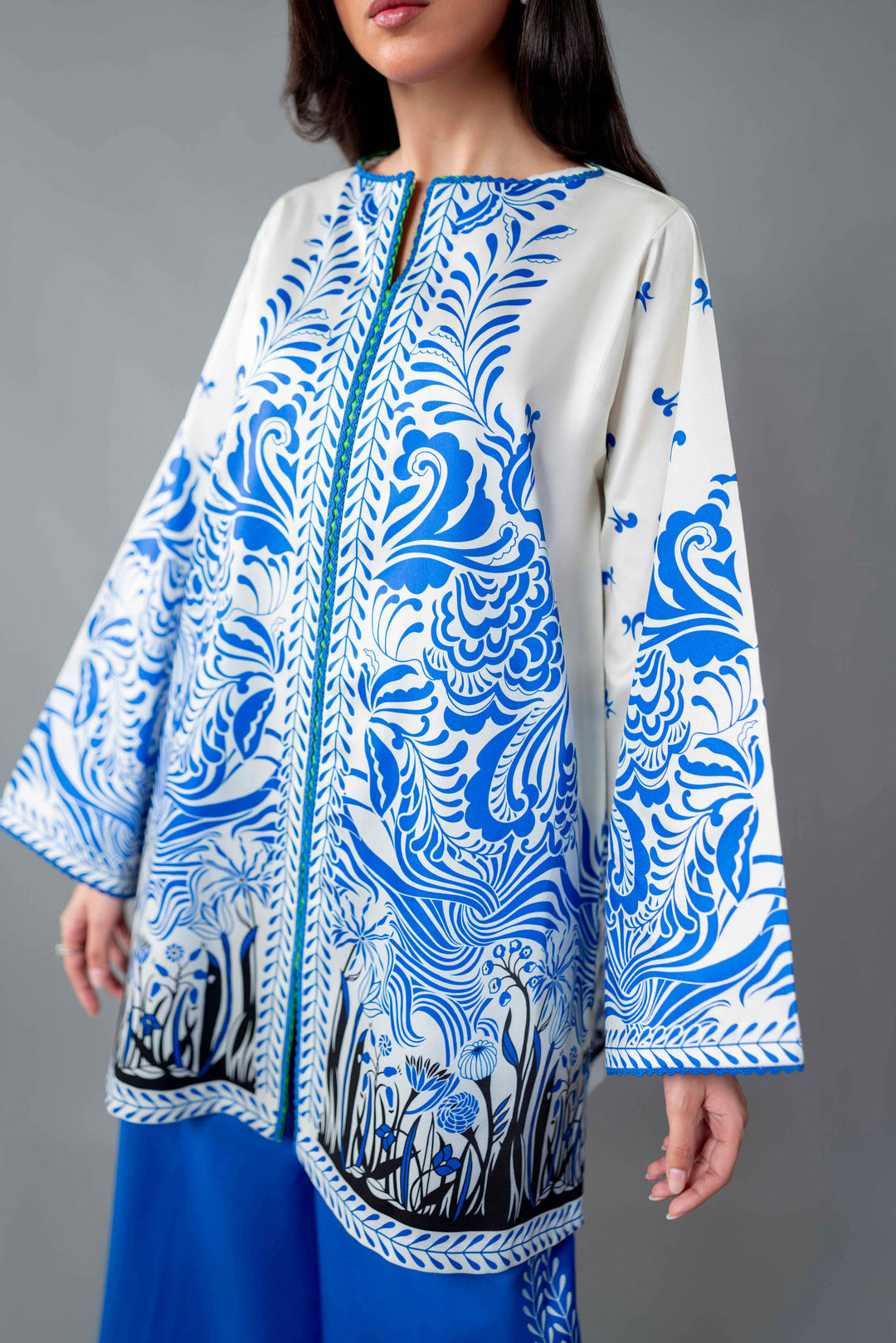 Printed Unstitched Co-Ord Set - 108
