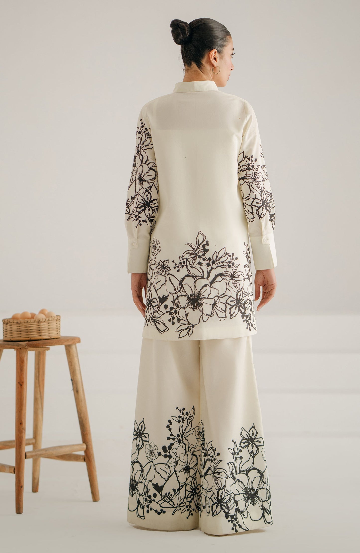 Printed Unstitched Co-Ord Set - 117