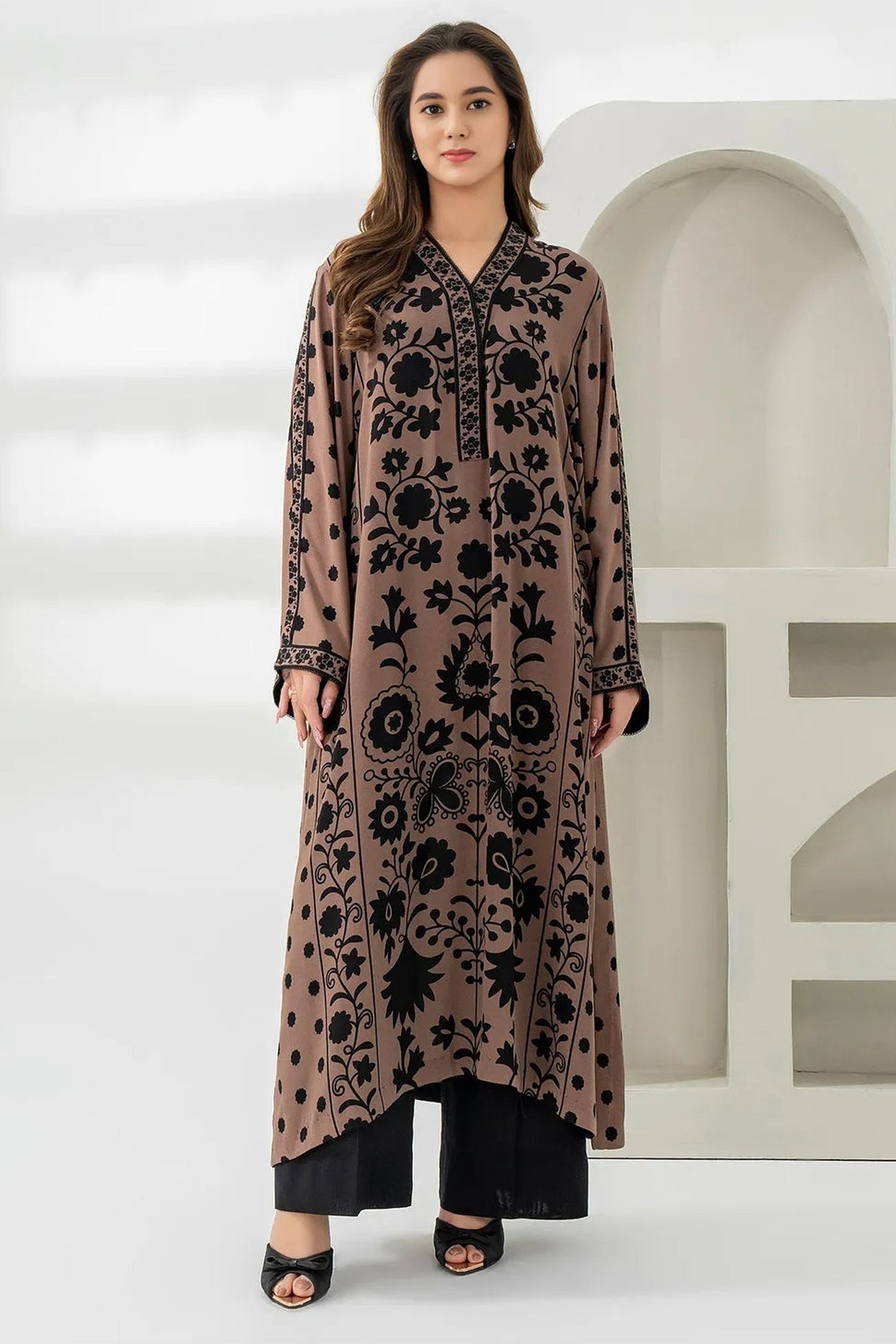 Printed Unstitched Co-Ord Set- L001