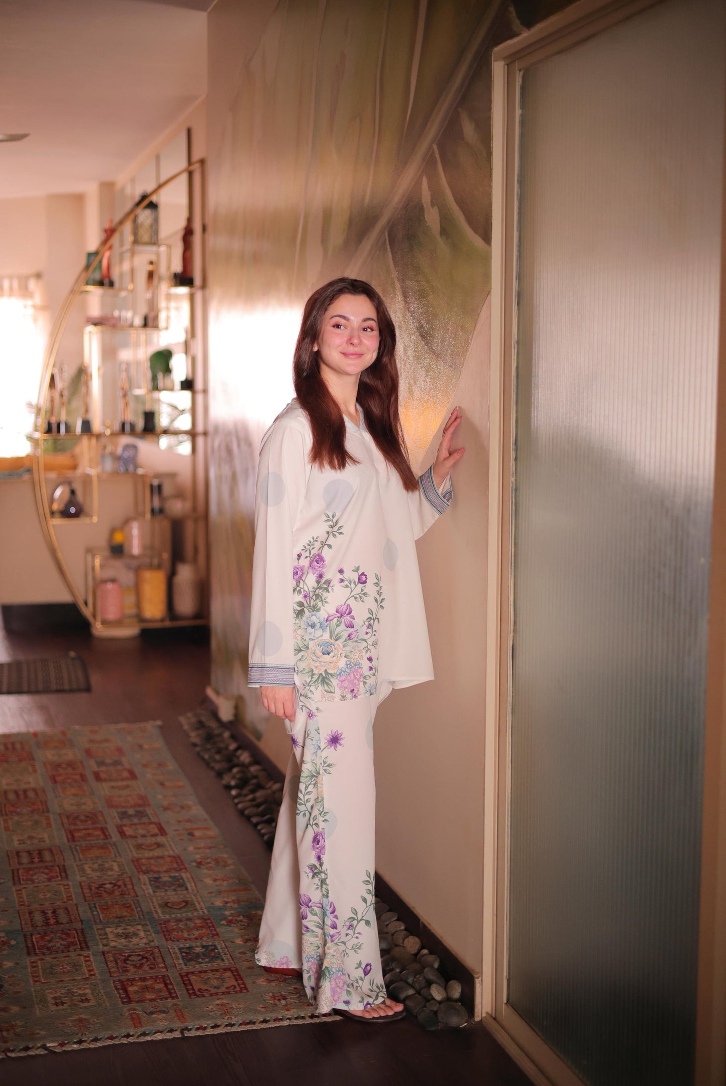 Printed Unstitched Co-Ord Set - 201