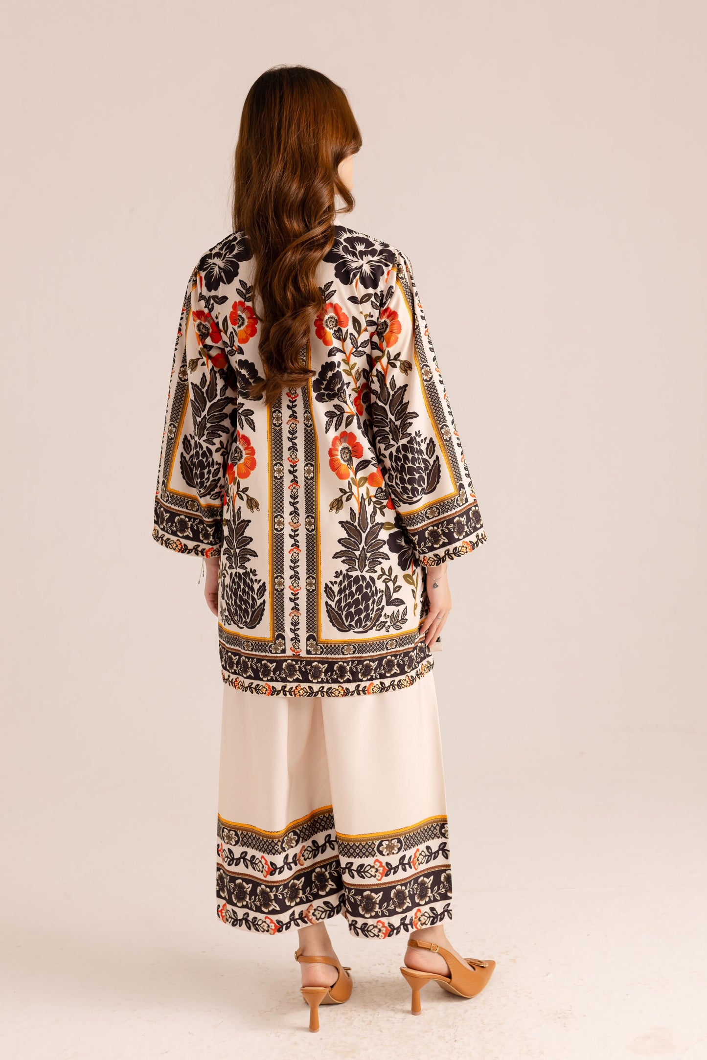 Printed Unstitched Co-Ord Set - 118