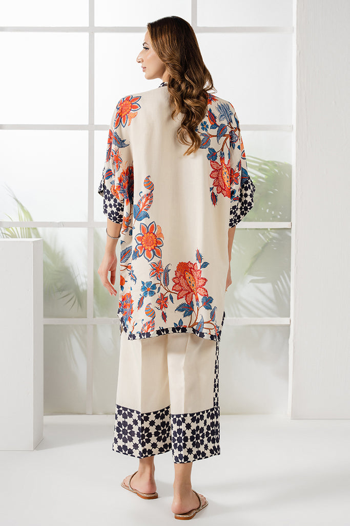 Printed Unstitched Co-Ord Set - 501