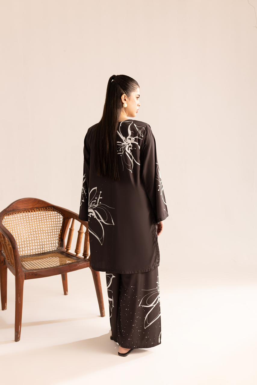 Printed Unstitched Co-Ord Set - 303