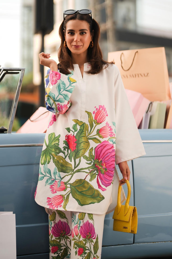 Printed Unstitched Co-Ord Set - 505