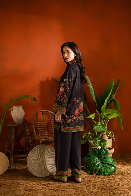 Printed Unstitched Co-Ord Set - 1090