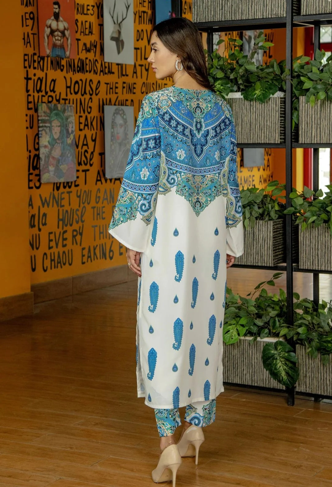 Printed Unstitched Co-Ord Set - L013