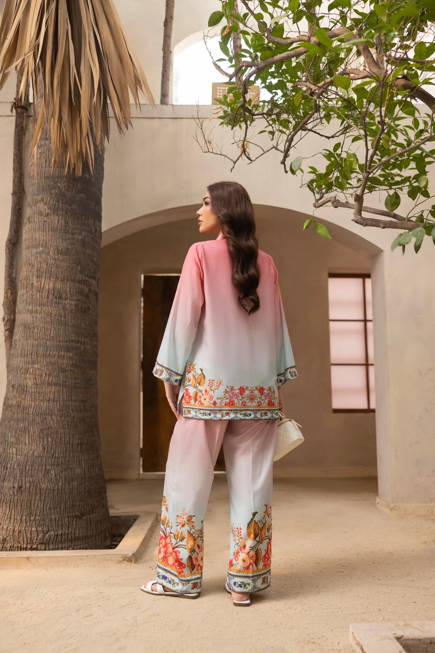 Printed Unstitched Co-Ord Set - 1080
