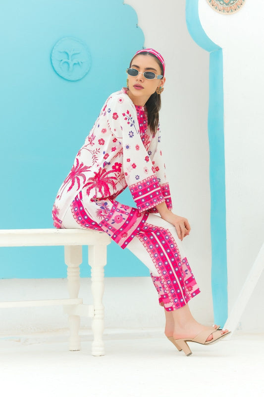 Printed Unstitched Co-Ord Set - 103