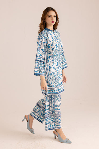 Printed Unstitched Co-Ord Set - 111