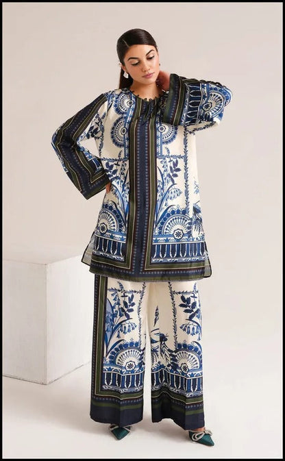 Printed Unstitched Co-Ord Set - 1010
