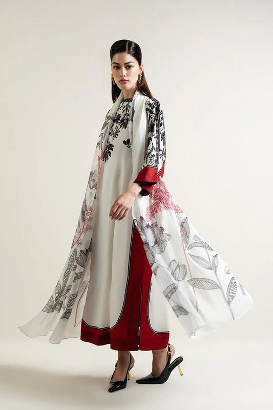 Printed Unstitched Co-Ord Set - L012