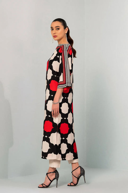 Printed Unstitched Co-Ord Set - L002