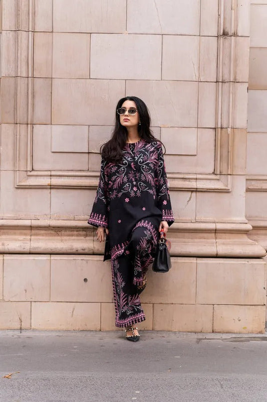 Printed Unstitched Co-Ord Set - 600