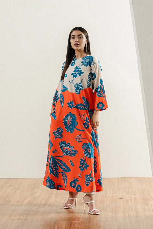 Printed Unstitched Co-Ord Set - L006