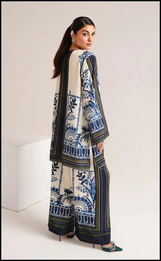 Printed Unstitched Co-Ord Set - 1010