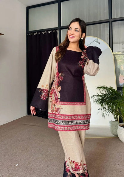 Printed Unstitched Co-Ord Set - 1020