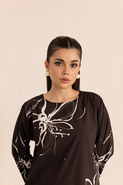 Printed Unstitched Co-Ord Set - 303