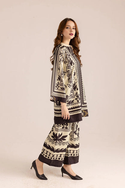 Printed Unstitched Co-Ord Set - 112