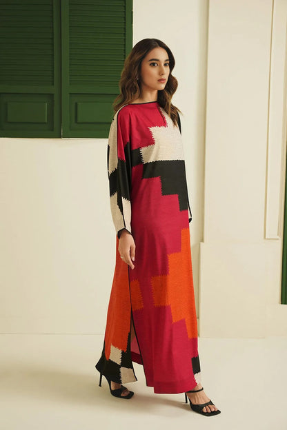 Printed Unstitched Co-Ord Set - L010