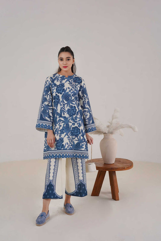 Printed Unstitched Co-Ord Set - 905