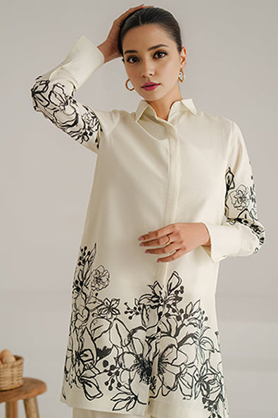 Printed Unstitched Co-Ord Set - 117