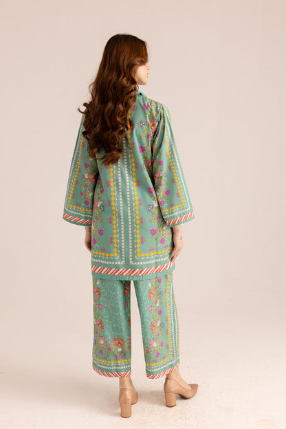Printed Unstitched Co-Ord Set - 101