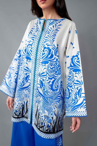 Printed Unstitched Co-Ord Set - 108