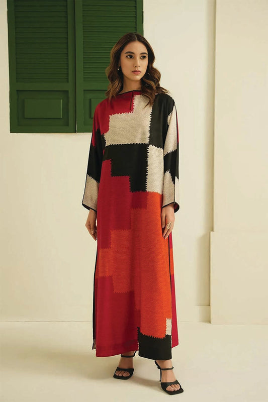 Printed Unstitched Co-Ord Set - L010
