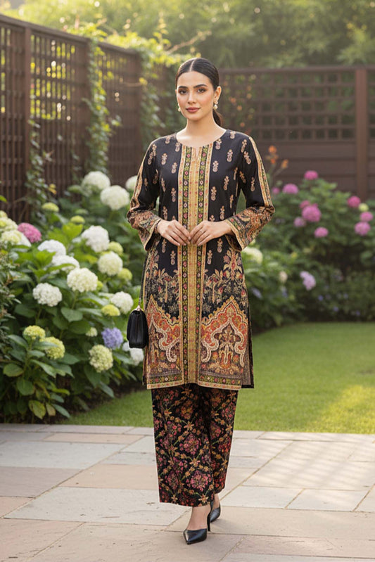 Printed Unstitched Co-Ord Set - 1188
