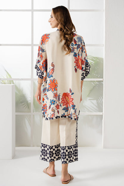 Printed Unstitched Co-Ord Set - 501